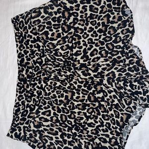 Leopard Print Shorts